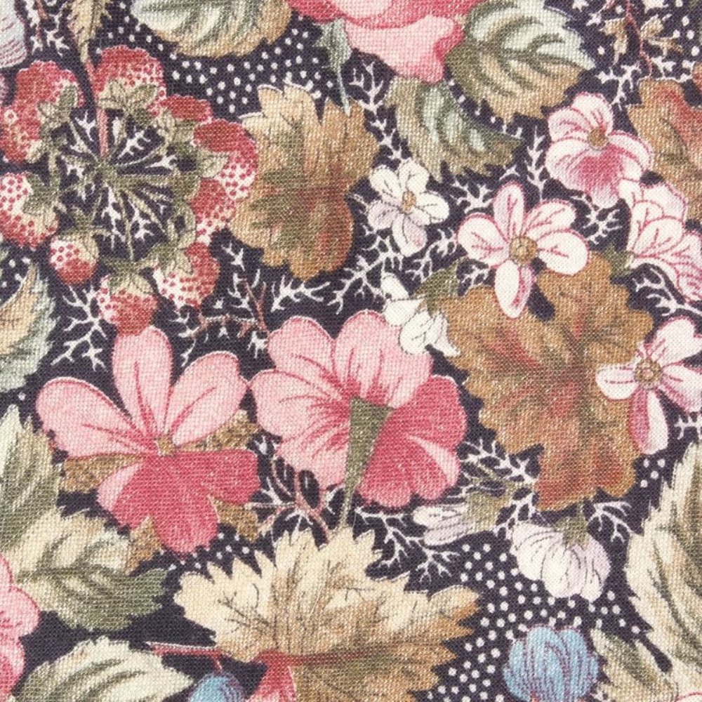 Harbour Serene Flower Leaves Plants Summer Garden Party Cotton Neck Tie
